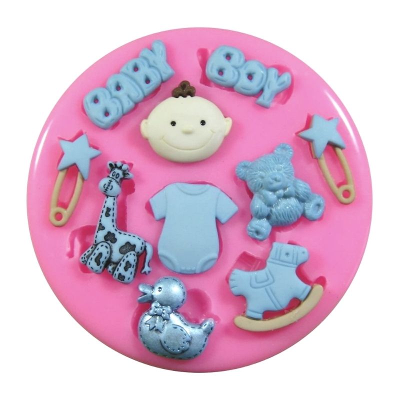 Baby shower 2025 fondant molds